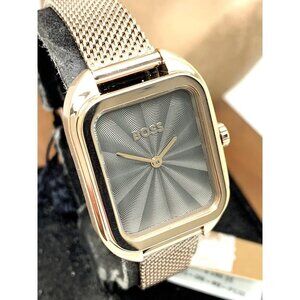 Hugo Boss Women's Watch 1502683 Balley Quartz Gray Dial Rose Gold Steel …
